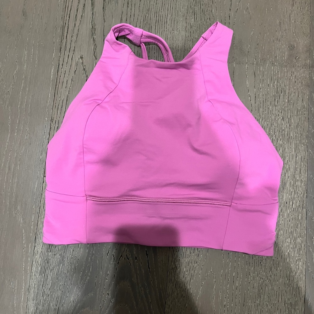 Lululemon High Neck Longline Sports Bra
